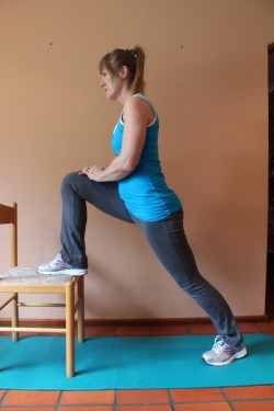 hip flexor stretch; p51